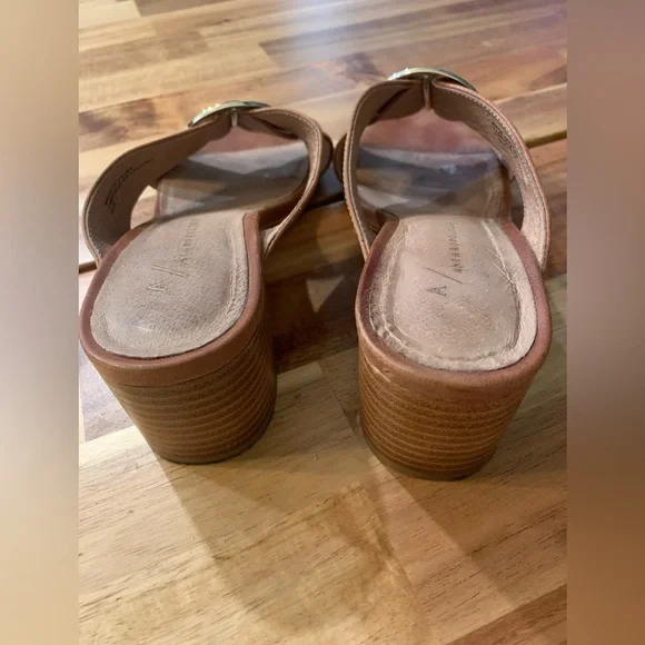Anthropologie Sandals| Anthropologie Jessie Block Sandals| Size 7 - Picture 4 of 8